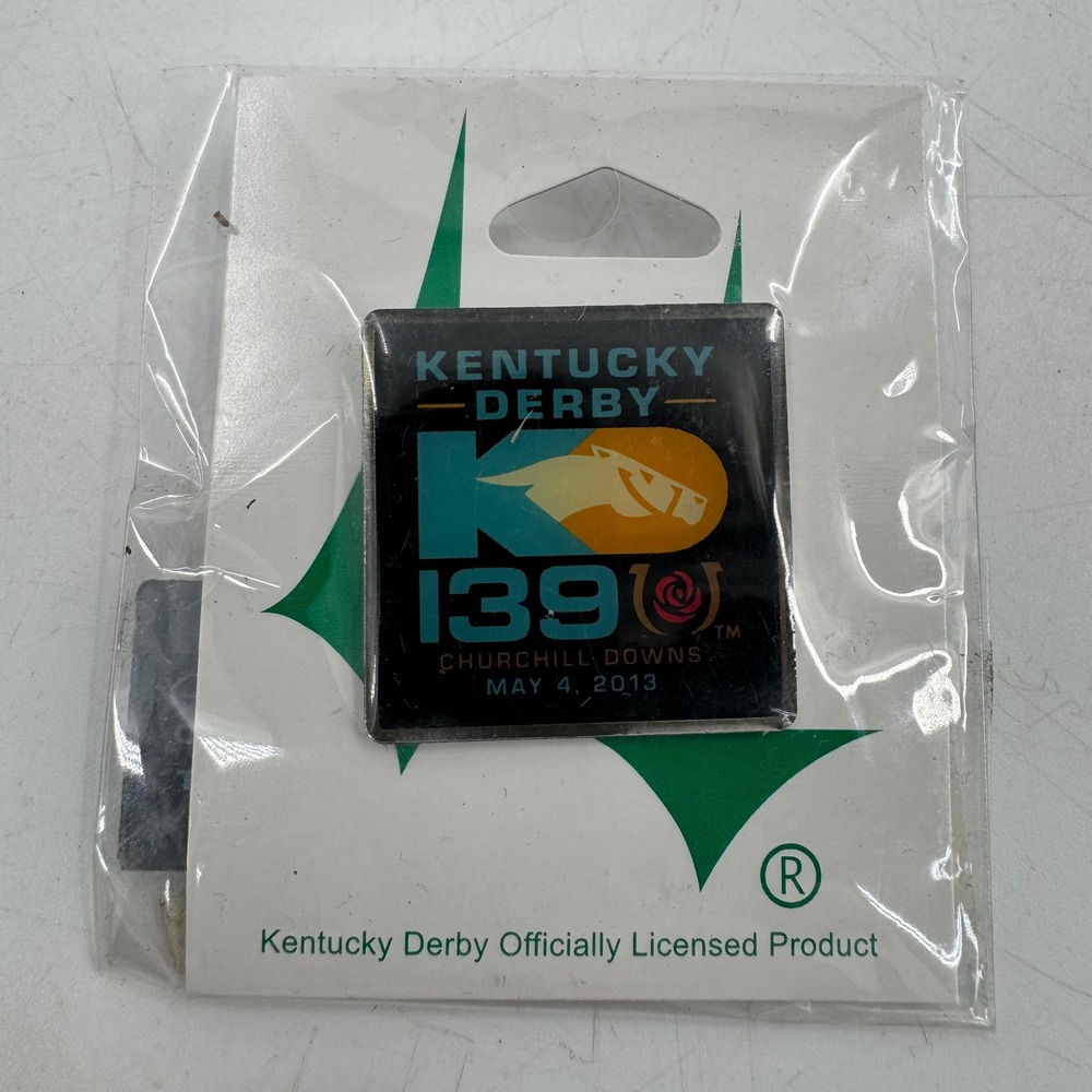 Kentucky Derby 139 Churchill Downs Logo Pin May 4 2013 Souvenir‎ Collectible